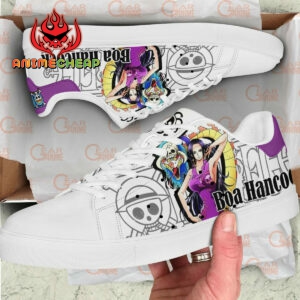Boa Hancock Skate Shoes Custom Anime OP Shoes 5