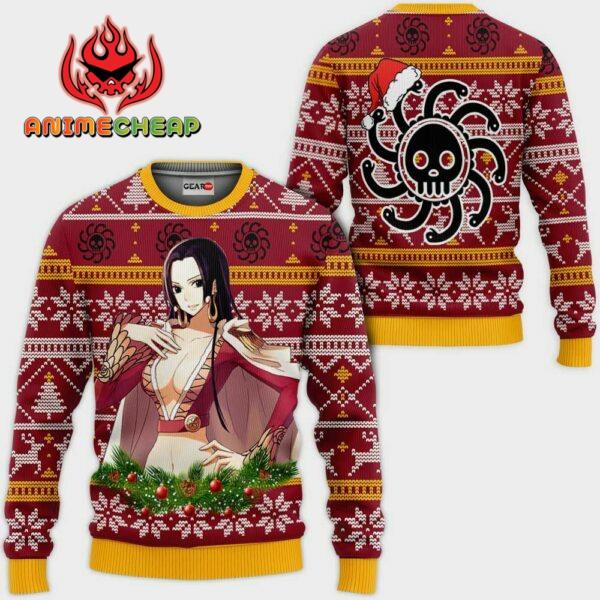 Boa Hancock Ugly Christmas Sweater Custom One Piece Anime XS12 1