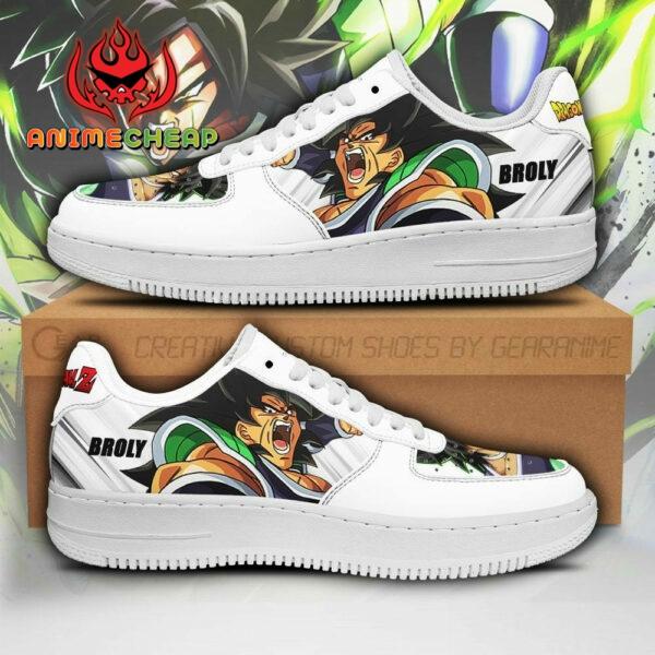 Broly Air Shoes Custom Anime Dragon Ball Sneakers Simple Style 1