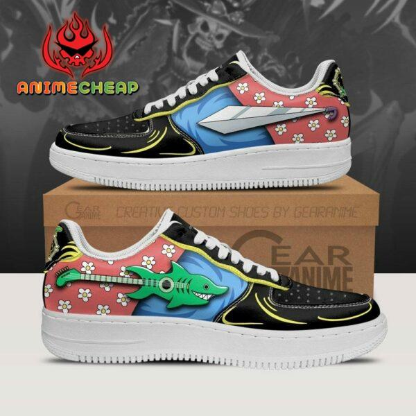 Brook Air Shoes Custom Guitar and Sword Anime One Piece Sneakers 1