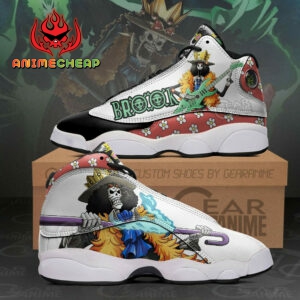 Brook Shoes Custom Anime One Piece Sneakers 5