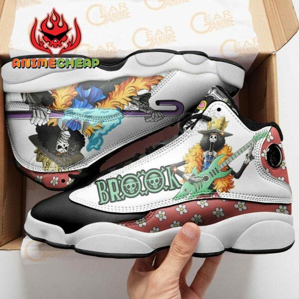 Brook Shoes Custom Anime One Piece Sneakers 3