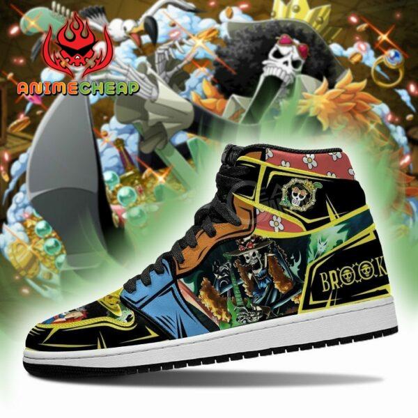 Brook Shoes Custom Anime One Piece Sneakers Gift Idea 3