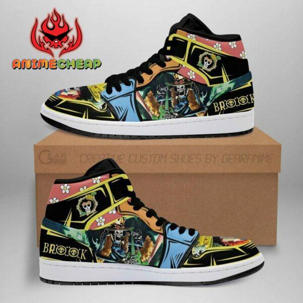 Brook Shoes Custom Anime One Piece Sneakers Gift Idea 1
