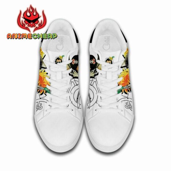 Brook Skate Shoes Custom Anime One Piece Shoes 6