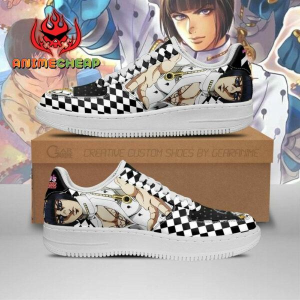 Bruno Bucciarati Shoes JoJo Anime Sneakers Fan Gift Idea PT06 1