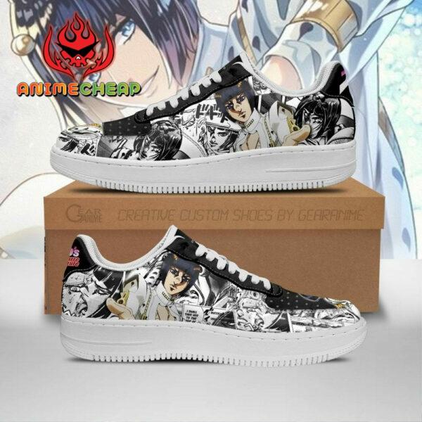 Bruno Bucciarati Shoes Manga Style JoJo’s Anime Sneakers Fan Gift PT06 1
