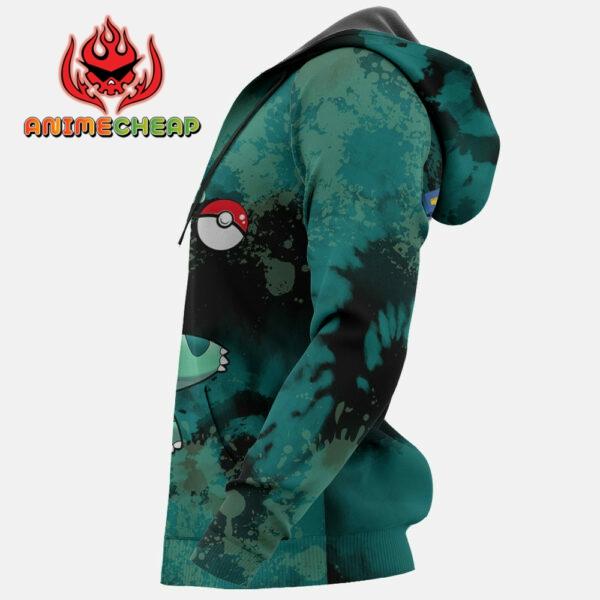 Bulbasaur Hoodie Custom Pokemon Anime Merch Clothes Tie Dye Style 6