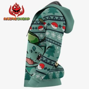 Bulbasaur Ugly Christmas Sweater Custom Anime Pokemon XS12 9