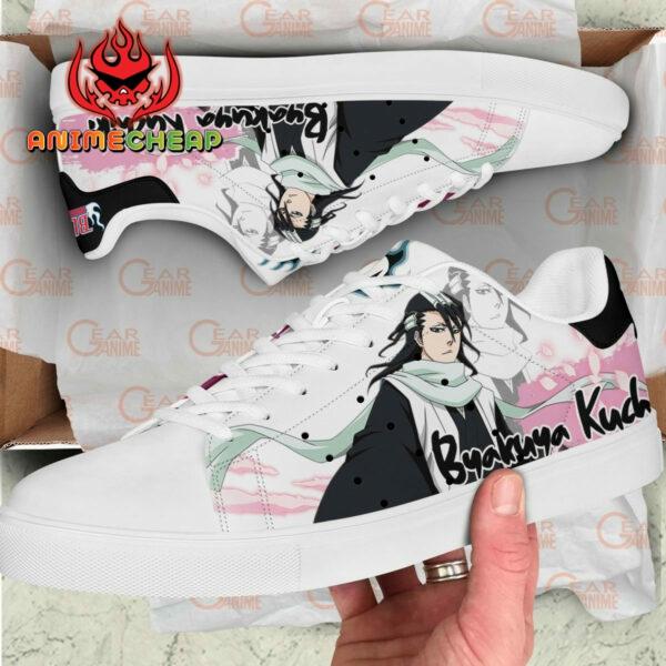 Byakuya Kuchiki Skate Shoes Custom Anime Bleach Shoes 2