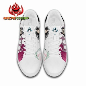 Byakuya Kuchiki Skate Shoes Custom Anime Bleach Shoes 6