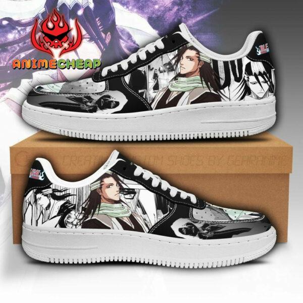Byakuya Shoes Bleach Anime Sneakers Fan Gift Idea PT05 1