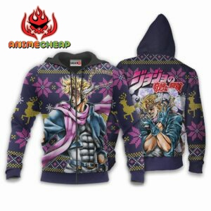 Caesar Anthonio Zeppeli Ugly Christmas Sweater Custom JJBA Anime XS12 6