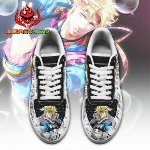 Caesar Zeppeli Shoes Manga Style JoJo’s Anime Sneakers Fan Gift PT06 4
