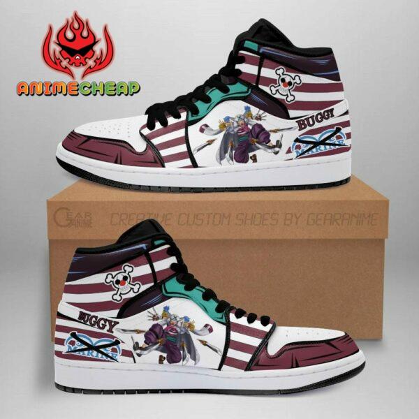 Captain Buggy Shoes Custom Anime One Piece Sneakers 1
