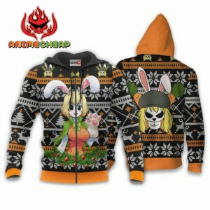 Carrot Ugly Christmas Sweater Custom One Piece Anime XS12 6