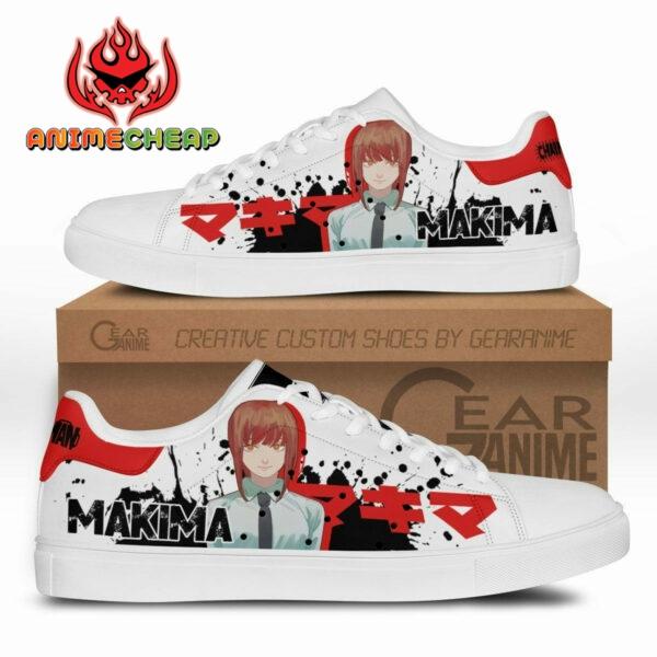 Chainsaw Man Makima Skate Shoes Custom Chainsaw Man Anime Sneakers 1