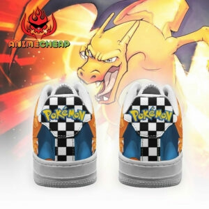 Charizard Shoes Checkerboard Pokemon Custom Sneakers 5