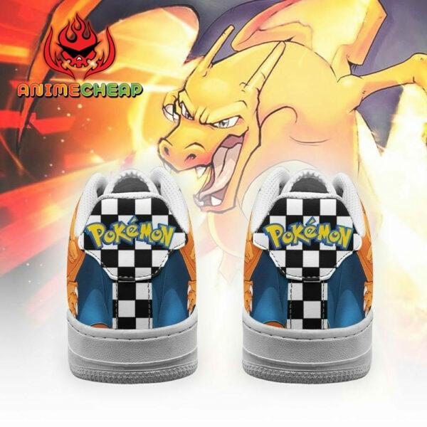 Charizard Shoes Checkerboard Pokemon Custom Sneakers 3