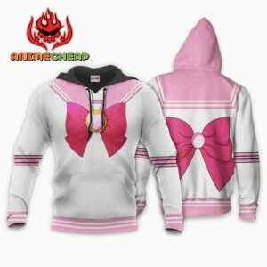 Chibiusa Uniform Hoodie Shirt Sailor Moon Anime Zip Jacket 8