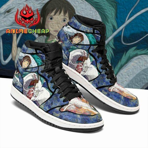 Chihiro Haku Shoes Custom Starry Night Style Spirited Away Anime Sneakers 2