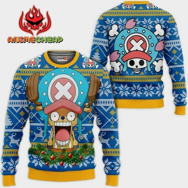 Chopper Ugly Christmas Sweater Custom One Piece Anime XS12 1