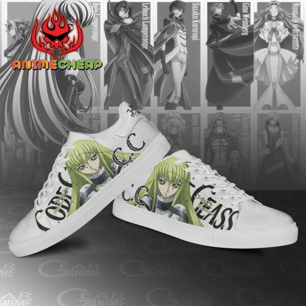 Code Geass C.C. Skate Shoes Custom Anime Sneakers 3
