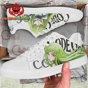 Code Geass C.C. Skate Shoes Custom Anime Sneakers 5