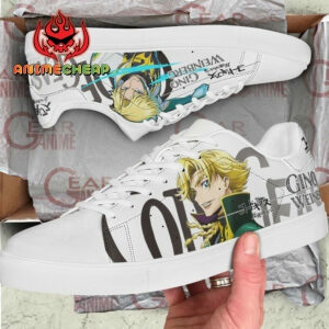 Code Geass Gino Weinberg Skate Shoes Custom Anime Sneakers 5