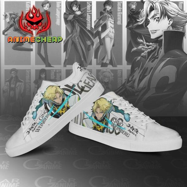 Code Geass Gino Weinberg Skate Shoes Custom Anime Sneakers 3