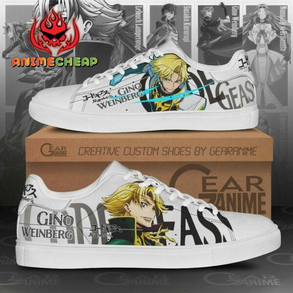 Code Geass Gino Weinberg Skate Shoes Custom Anime Sneakers 1
