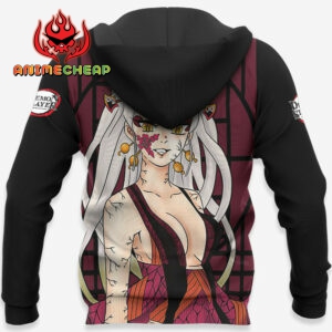 Daki Hoodie Custom Kimetsu Anime Merch Clothes 10