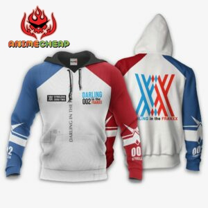 Darling In The Franxx Zero Two Hoodie Code 002 Anime Shirts 8