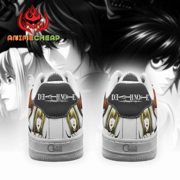 Death Note Air Shoes Custom L Lawliet Light Yagami Misa Misa Anime Sneakers 3