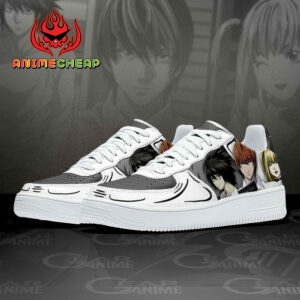 Death Note Air Shoes Custom L Lawliet Light Yagami Misa Misa Anime Sneakers 5