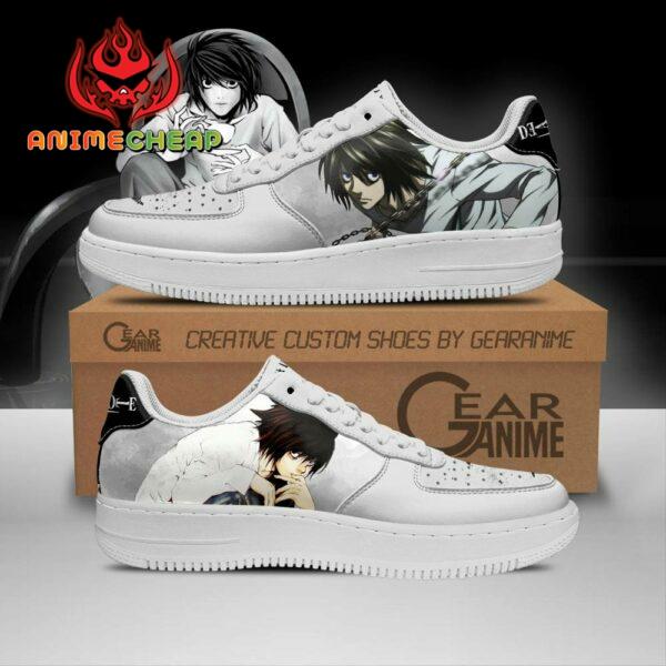 Death Note L Lawliet Sneakers Custom Anime PT11 1