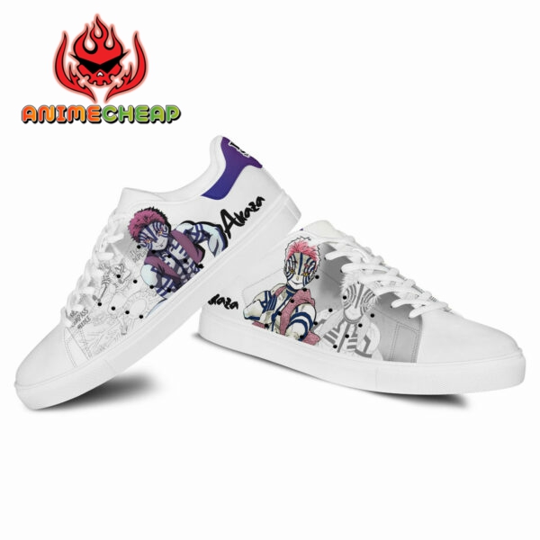 Demon Slayer Akaza Skate Shoes Custom Anime Sneakers 3