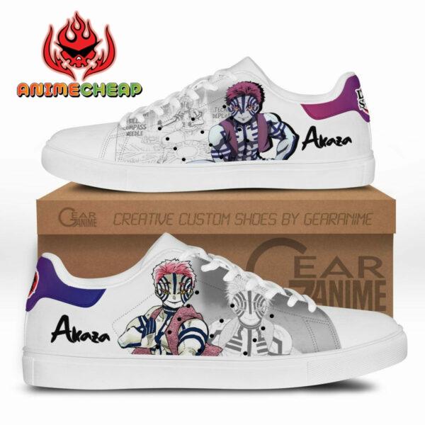 Demon Slayer Akaza Skate Shoes Custom Anime Sneakers 1
