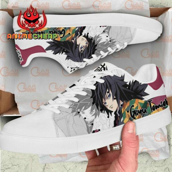 Demon Slayer Giyu Tomioka Skate Shoes Custom Anime Sneakers 2