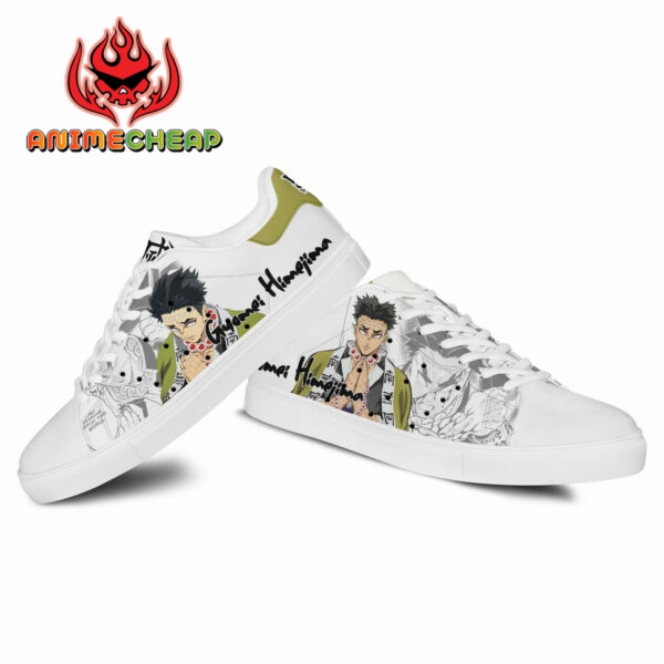 Demon Slayer Gyomei Himejima Skate Shoes Custom Anime Sneakers 3