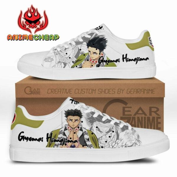Demon Slayer Gyomei Himejima Skate Shoes Custom Anime Sneakers 1