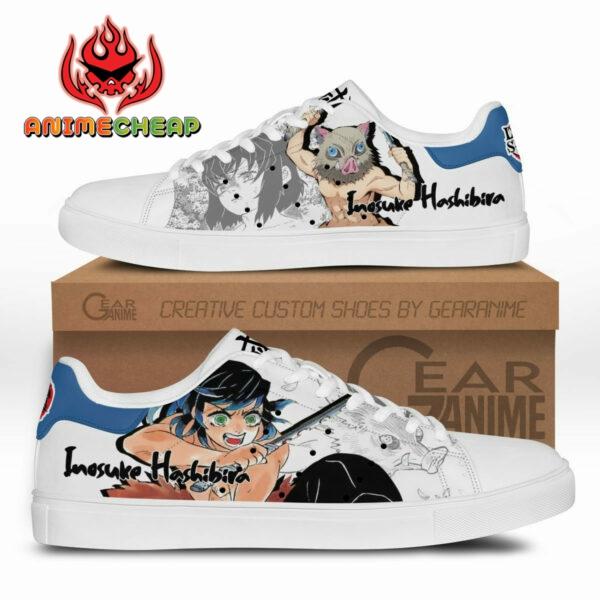Demon Slayer Inosuke Hashibira Skate Shoes Custom Anime Sneakers 1