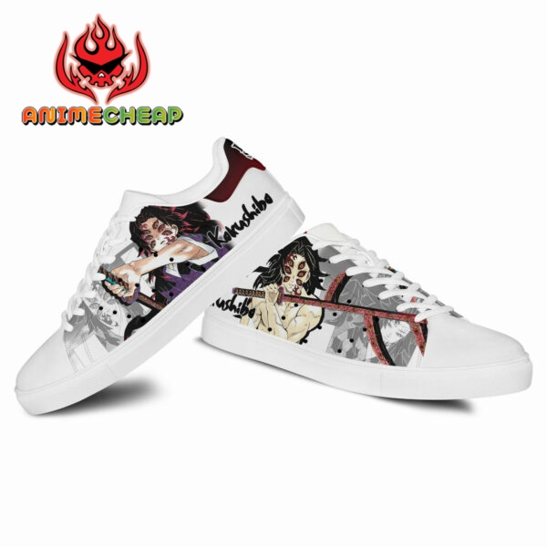 Demon Slayer Kokushibo Skate Shoes Custom Anime Sneakers 3