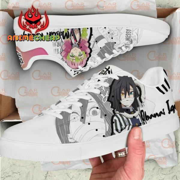 Demon Slayer Mitsuri and Iguro Skate Shoes Custom Anime Sneakers 2