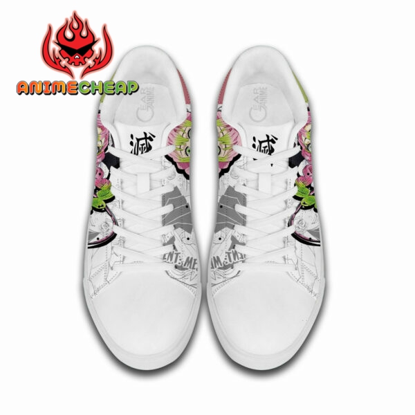 Demon Slayer Mitsuri Kanroji Skate Shoes Custom Anime Sneakers 4