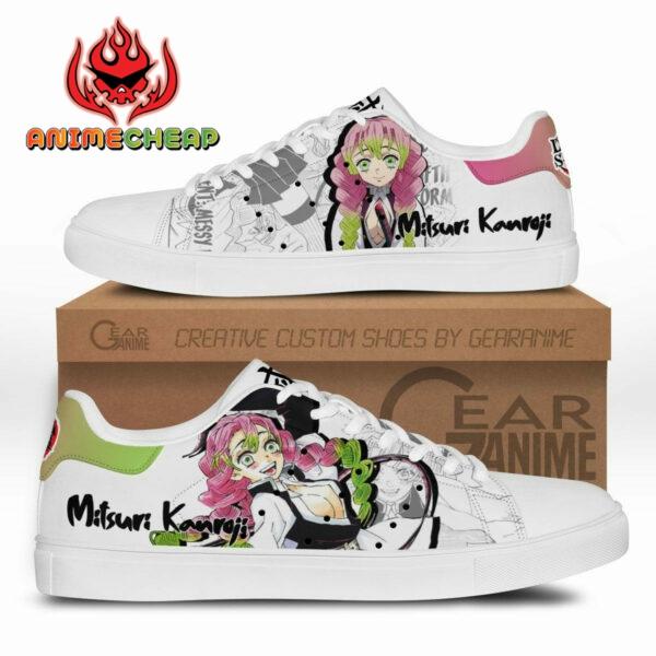 Demon Slayer Mitsuri Kanroji Skate Shoes Custom Anime Sneakers 1