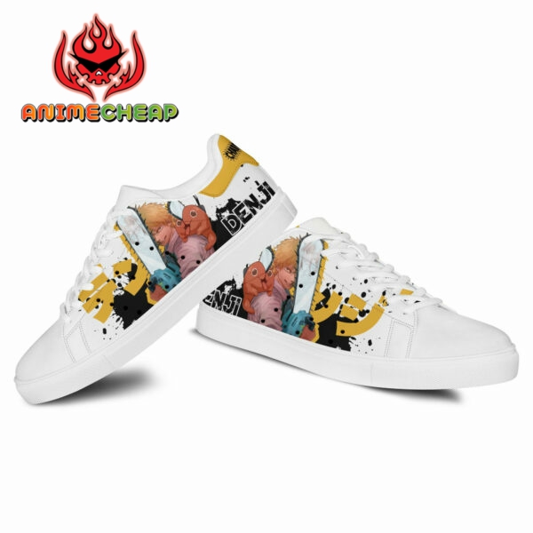 Denji Skate Shoes Custom Chainsaw Man Anime Sneakers 3