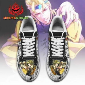 Dio Brando Shoes Manga Style JoJo’s Anime Sneakers Fan Gift PT06 4