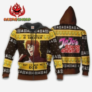 Dio Brando Ugly Christmas Sweater JJBAs Xmas 6