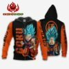 Dragon Ball Goku Blue Hoodie Custom DBZ Anime Shirts Jacket 13